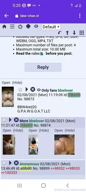 bbw4red20 / ssbbw4red20 nude photo #0001