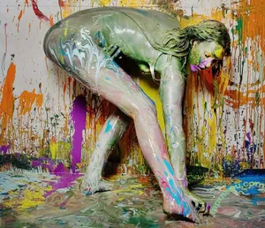 Body Painted Celebs. / bodypaintqueen nude photo #0051