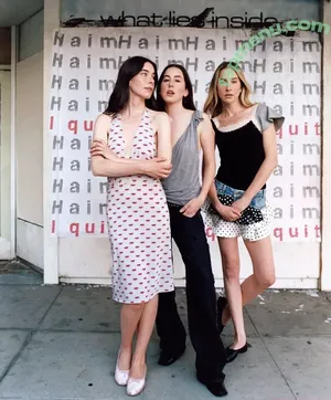 Haim Sisters / haimtheband nude photo #0123