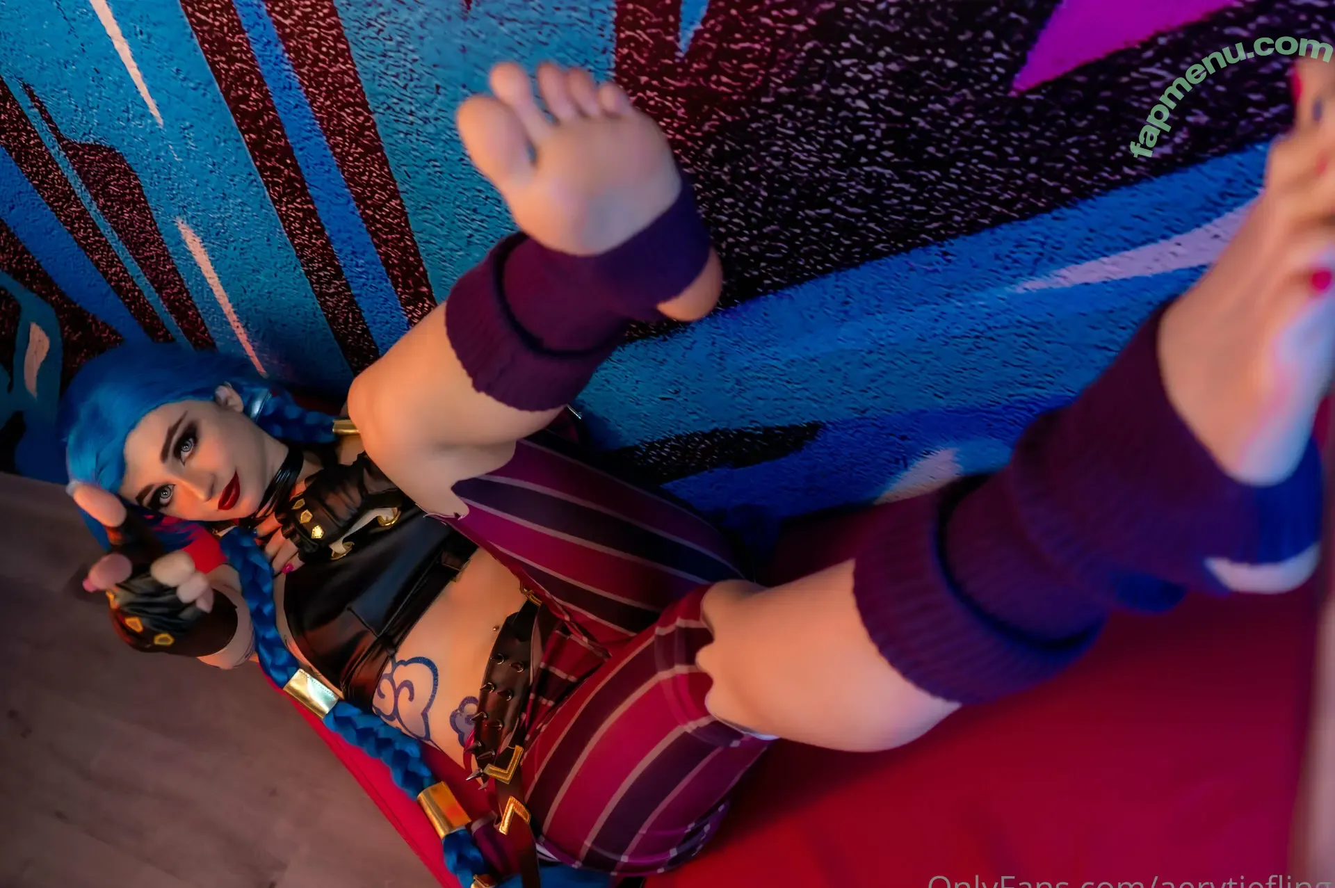 Jinx Cosplay Arcane nude photo #0036 (LeagueLegends / jinxedyumeria)
