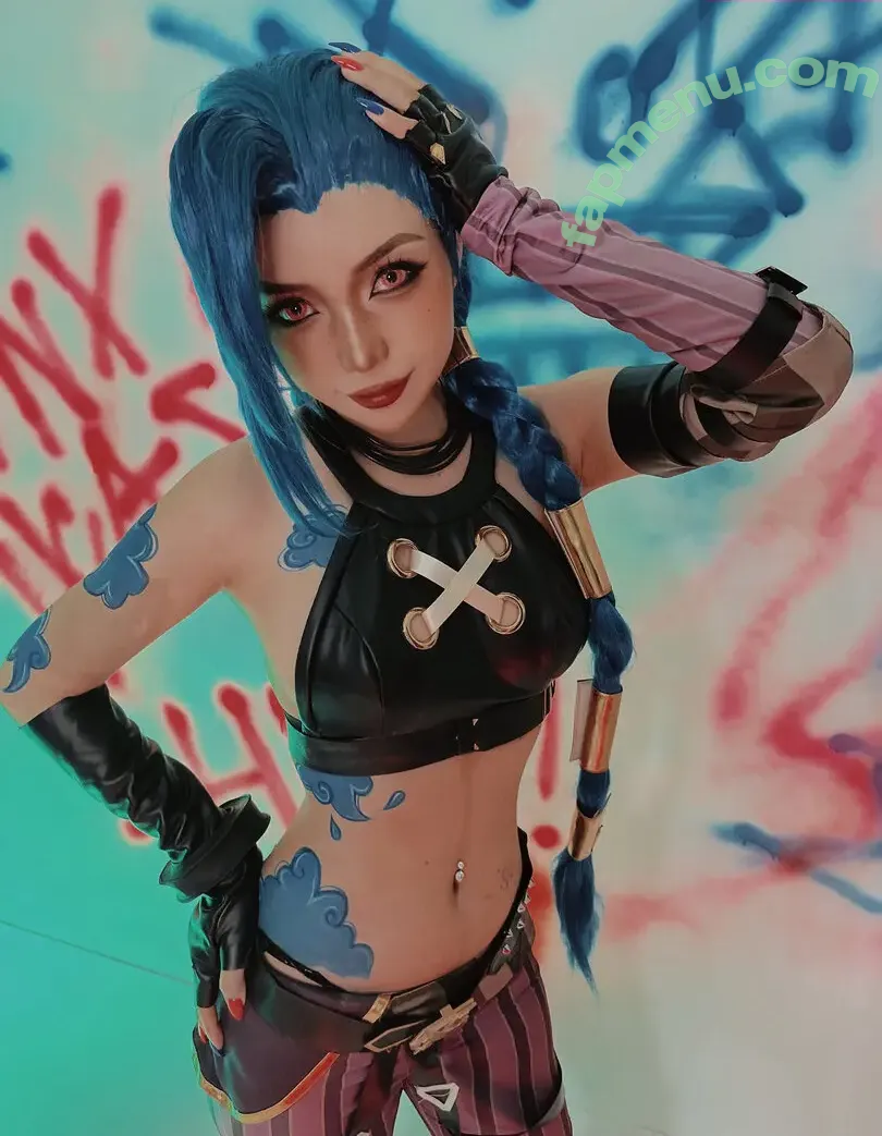 Jinx Cosplay Arcane nude photo #0052 (LeagueLegends / jinxedyumeria)