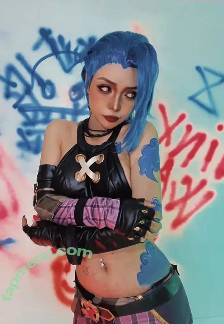 Jinx Cosplay Arcane nude photo #0056 (LeagueLegends / jinxedyumeria)