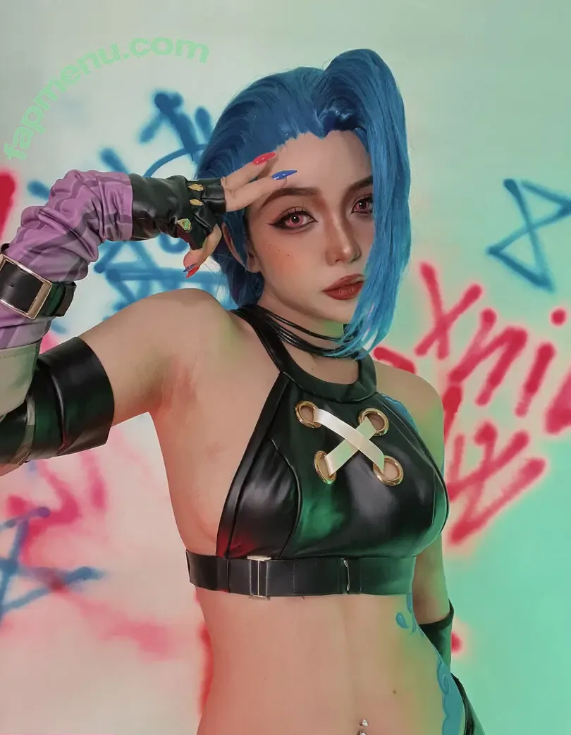 Jinx Cosplay Arcane nude photo #0060 (LeagueLegends / jinxedyumeria)