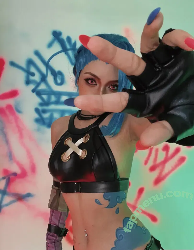 Jinx Cosplay Arcane nude photo #0061 (LeagueLegends / jinxedyumeria)