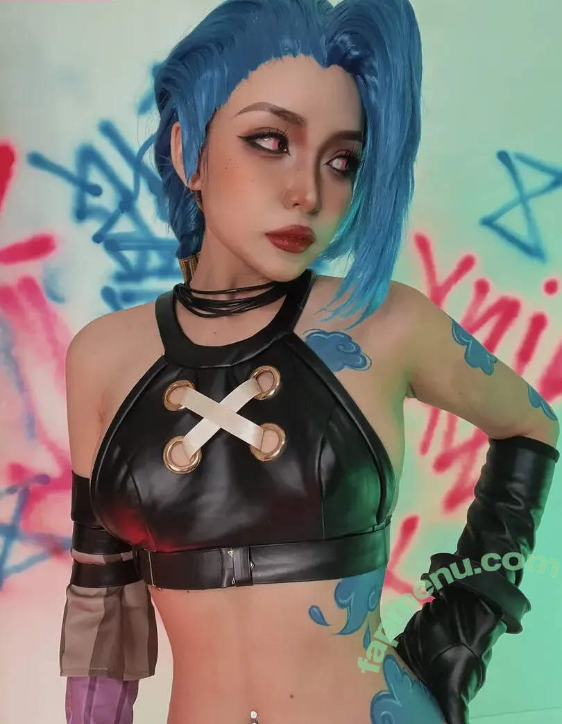 Jinx Cosplay Arcane nude photo #0062 (LeagueLegends / jinxedyumeria)