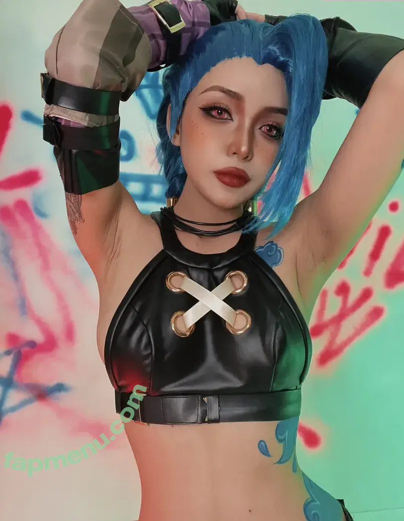 Jinx Cosplay Arcane nude photo #0063 (LeagueLegends / jinxedyumeria)