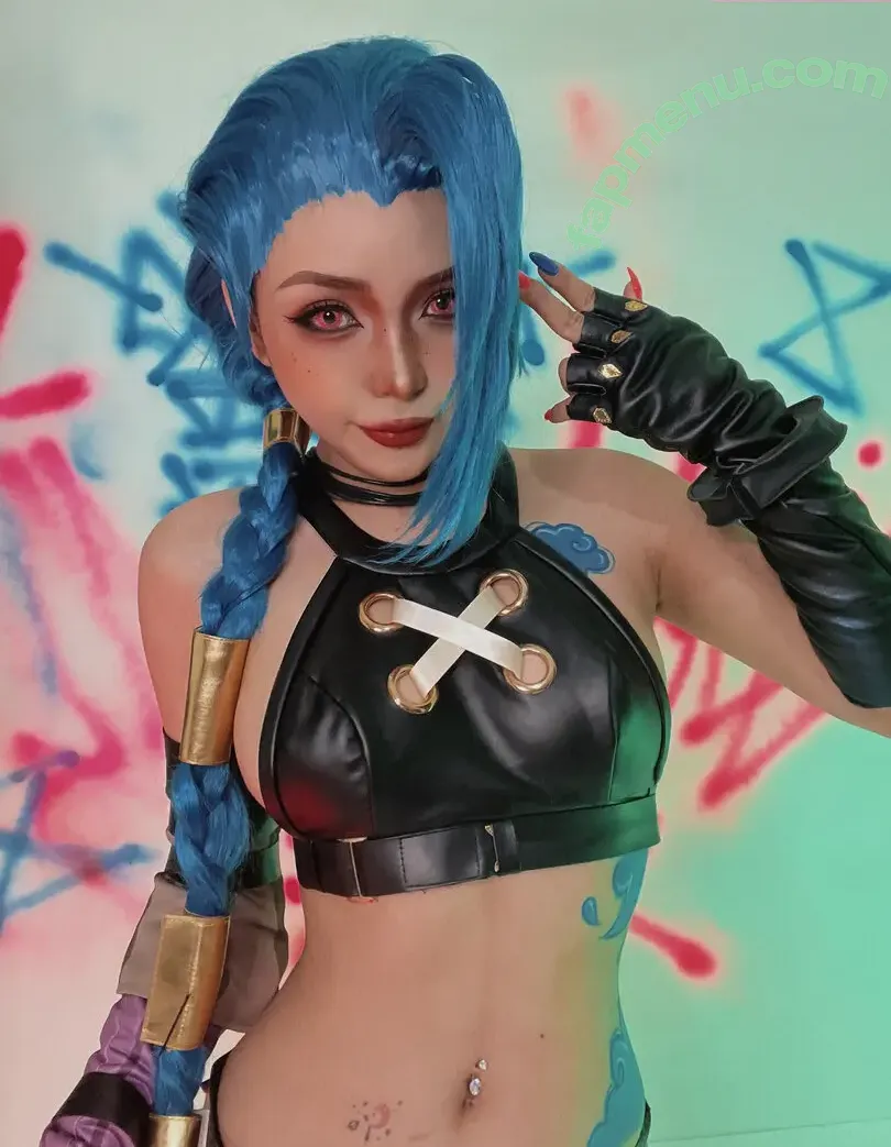 Jinx Cosplay Arcane nude photo #0064 (LeagueLegends / jinxedyumeria)