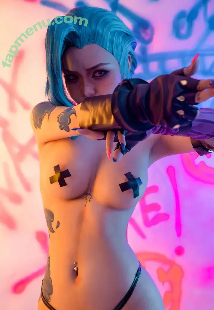 Jinx Cosplay Arcane nude photo #0074 (LeagueLegends / jinxedyumeria)