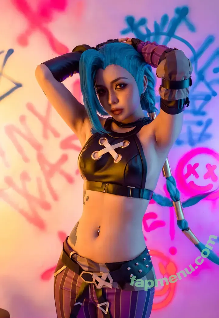 Jinx Cosplay Arcane nude photo #0076 (LeagueLegends / jinxedyumeria)
