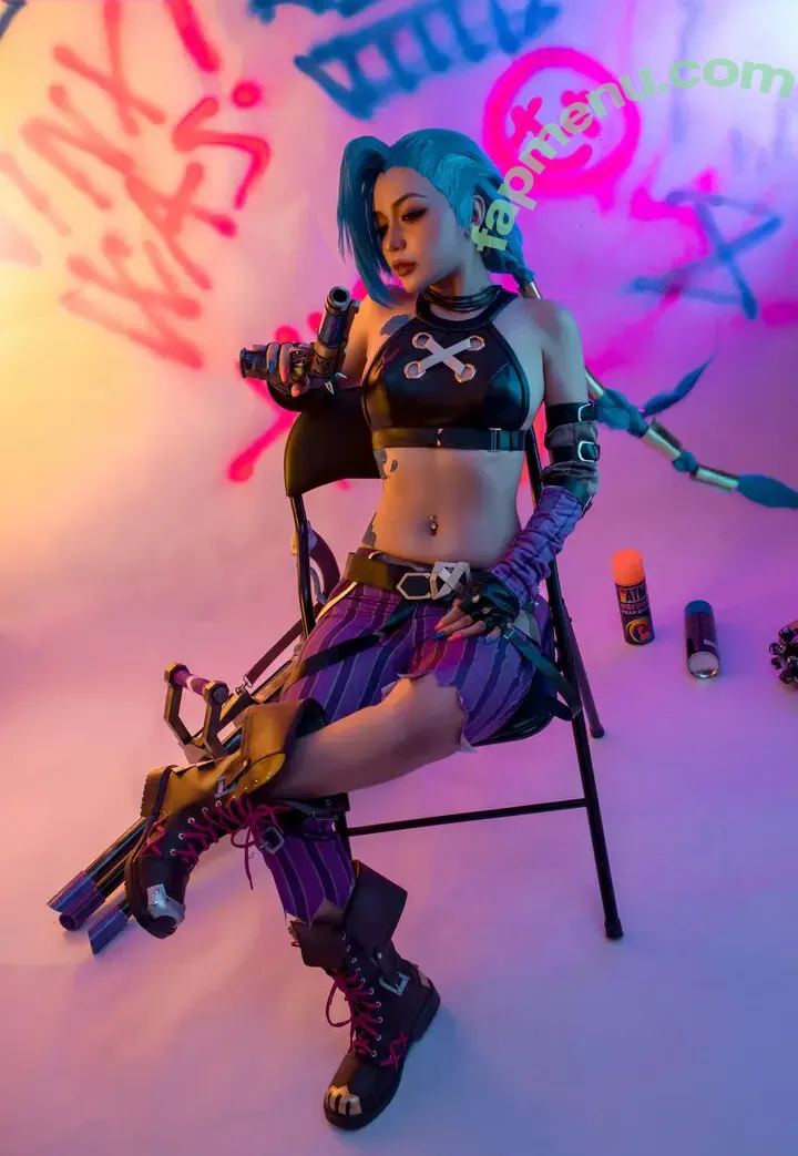 Jinx Cosplay Arcane nude photo #0077 (LeagueLegends / jinxedyumeria)
