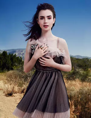 Lily Collins / lilyjcollins nude photo #0071