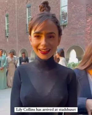 Lily Collins / lilyjcollins nude photo #0502