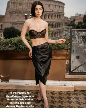 Lily Collins / lilyjcollins nude photo #0762