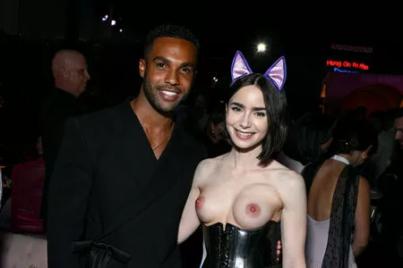 Lily Collins / lilyjcollins nude photo #0935