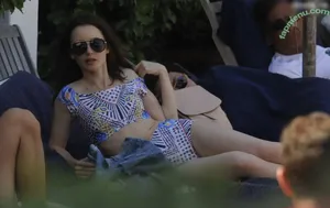 Lily Collins / lilyjcollins nude photo #1076