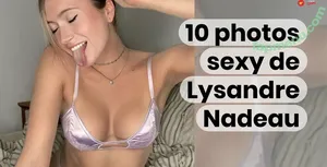 Lysandre NADEAU / lysandrenadeau nude photo #0090
