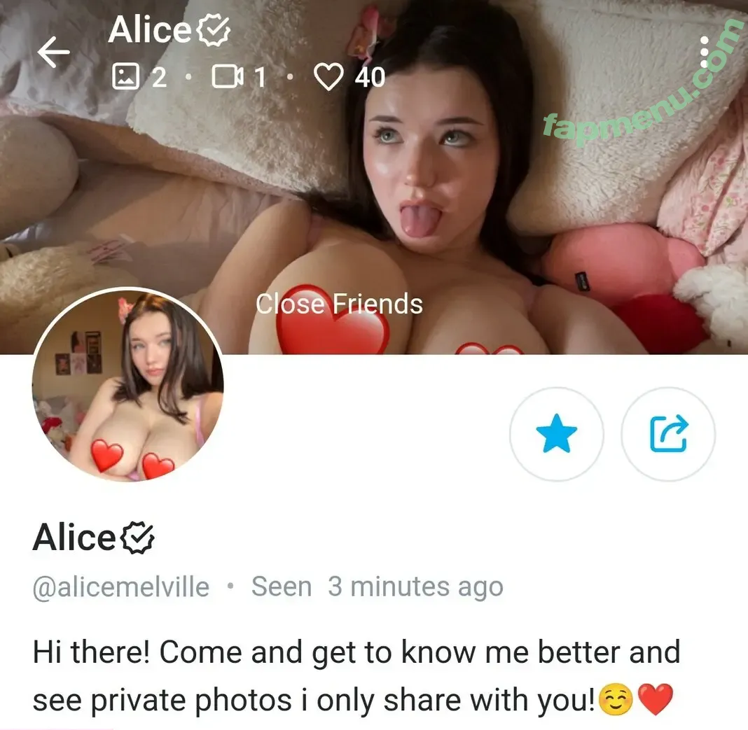 Alice Melville nude photo #0001 (alicemelvin)