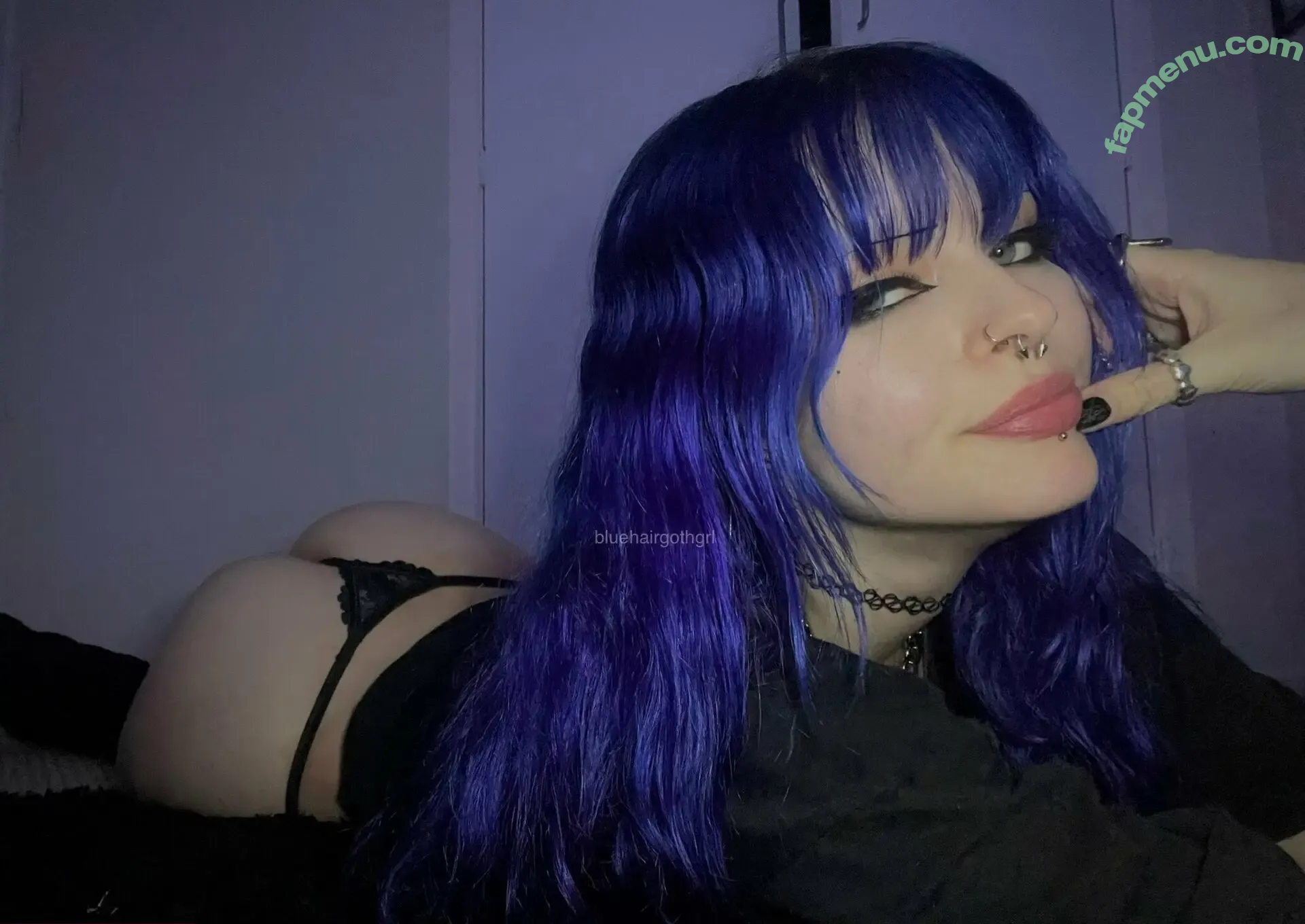 bluehairgothgrl nude photo #0045 (bluehairedgoth)