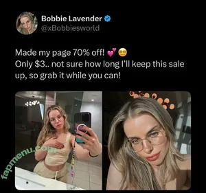 bobbielavendertv / xbobbiesworld nude photo #0044