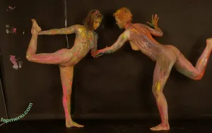 Body Painted Celebs. / bodypaintqueen nude photo #0142