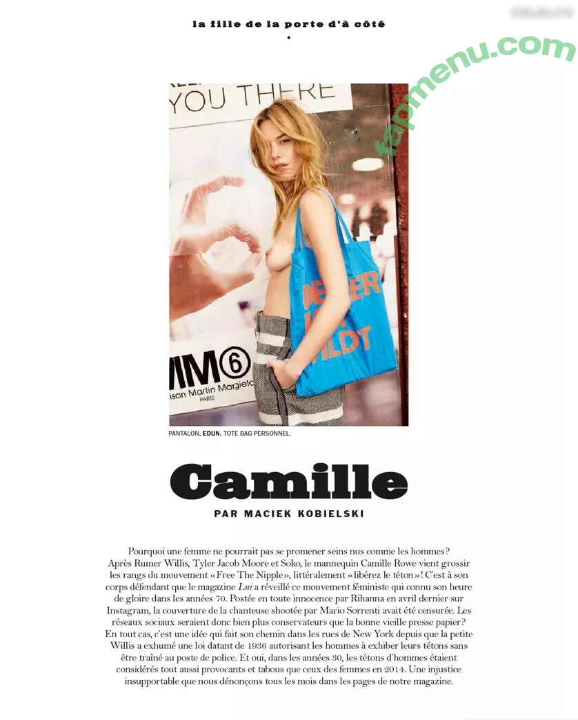 Camille Rowe nude photo #0164 (fingermonkey)