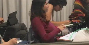 CANDID Boobs / bouncy / braless / cleavage / downblouse / jiggly nude photo #0035