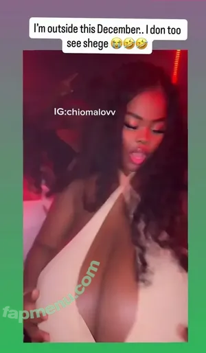 Chioma Lovv / chiomalovv nude photo #0722