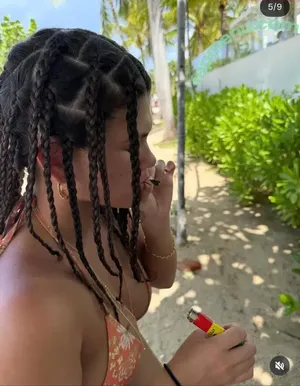 ciggybae / Zendaya lookalike / gypsybaehere / homeskilla_whitnit nude photo #0182