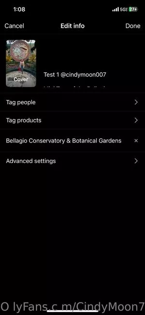 cindymoon7 / cindymoon007 nude photo #0348