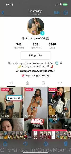 cindymoon7 / cindymoon007 nude photo #0360