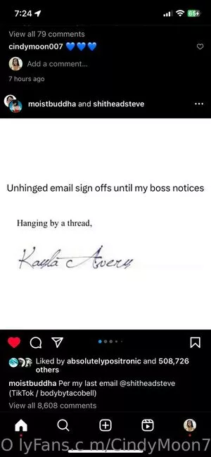 cindymoon7 / cindymoon007 nude photo #0419