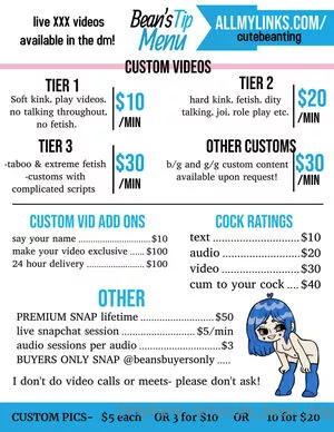 cute_bean_ting / bean_exclusive / borderline_fuuuck nude photo #0027