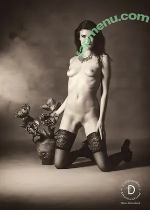 German Thin Brunette Model Vanessa Bartsch / vibeswithnessaaa nude photo #0004