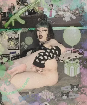 Gothmonke / Nekophobia nude photo #0025