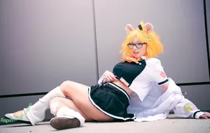 Gumbun / basslineyatteru / mitchiemania cosplay girl nude photo #0004