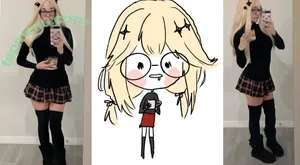 Gumbun / basslineyatteru / mitchiemania cosplay girl nude photo #0124