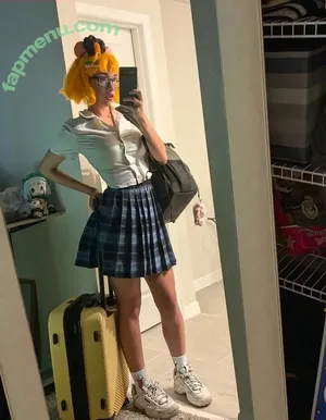 Gumbun / basslineyatteru / mitchiemania cosplay girl nude photo #0135