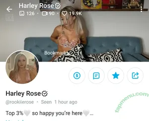 Harley Rose / rookiierose nude photo #0002