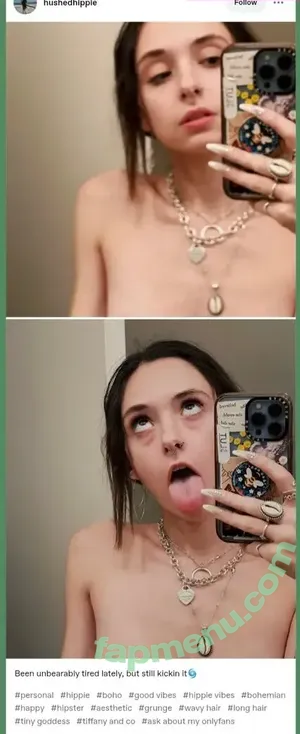 Hushedhippie / hushed.hippie / splashofclaire nude photo #0012