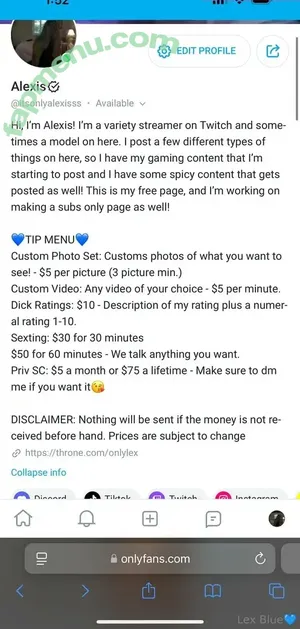 itsonlyalexisss / itsonlyalexissss nude photo #0009