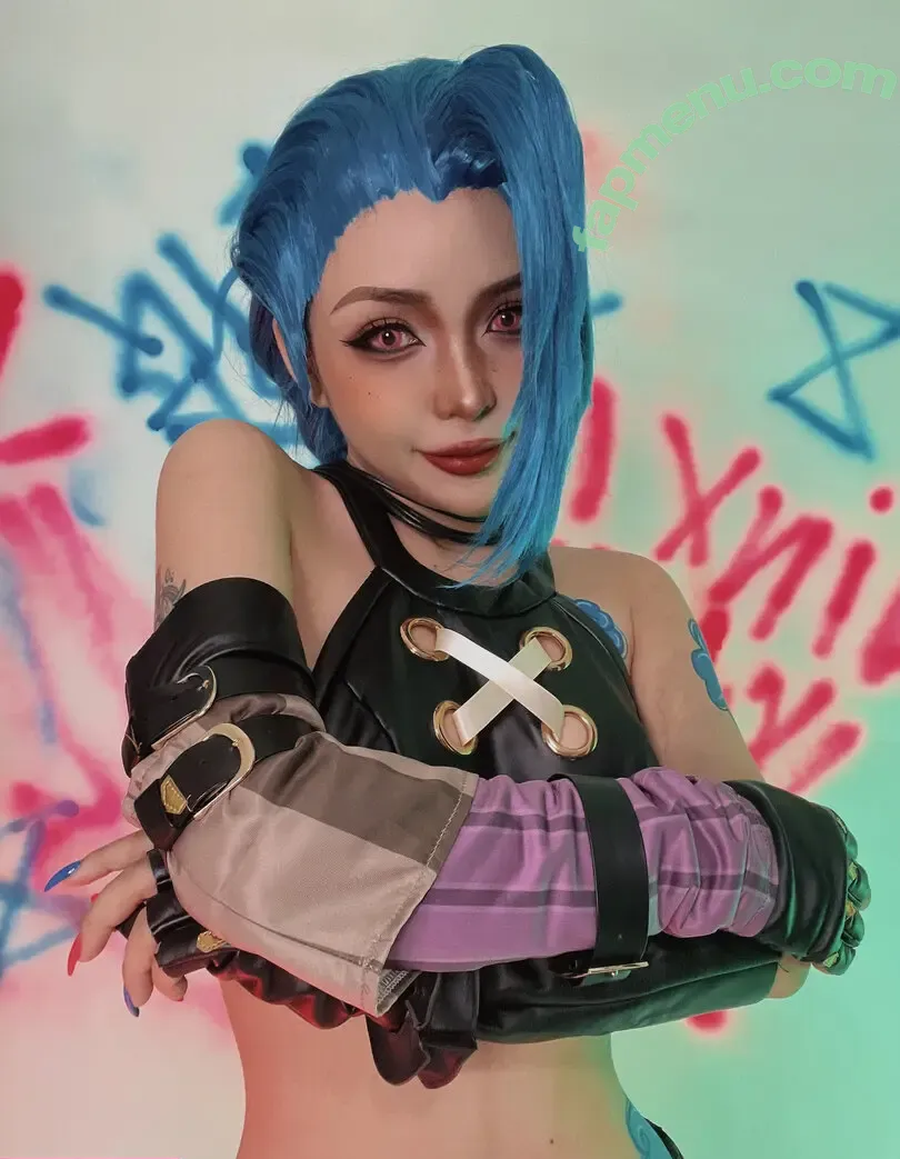 Jinx Cosplay Arcane nude photo #0058 (LeagueLegends / jinxedyumeria)