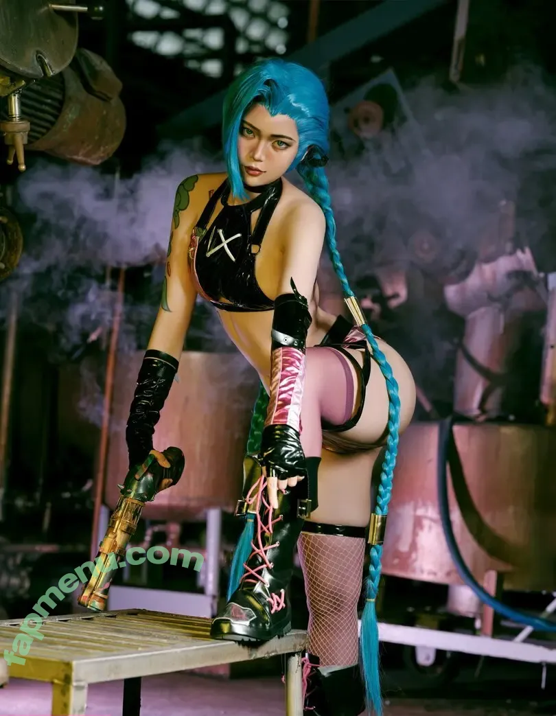 Jinx Cosplay Arcane nude photo #0239 (LeagueLegends / jinxedyumeria)