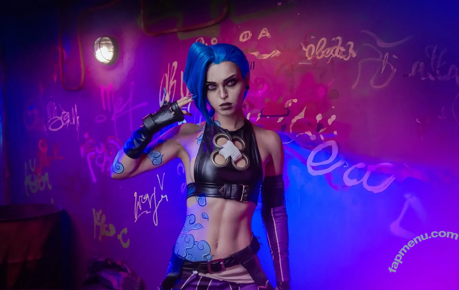 Jinx Cosplay Arcane nude photo #0254 (LeagueLegends / jinxedyumeria)