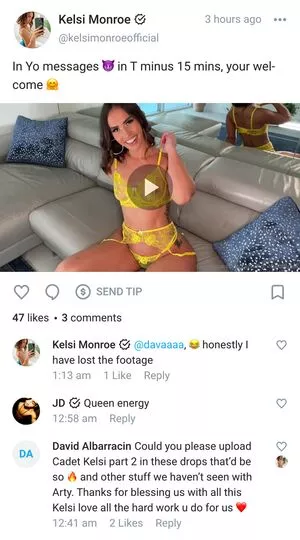 Kelsi Monroe / OfficialKMBooty / kelsimonroeofficial / officialkmig2 / therealkelsimonroe nude photo #0563