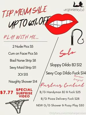 Milaharperxoxo / Mila / Mila Harper / gr00vybbyyy nude photo #0290