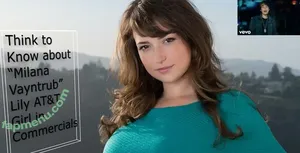 Milana Vayntrub / AT&T Girl / mintmilana nude photo #0756