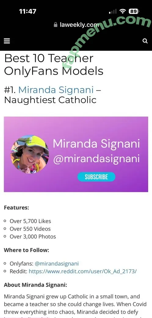 mirandasignanifree nude photo #0011 (mirandasignanifree)