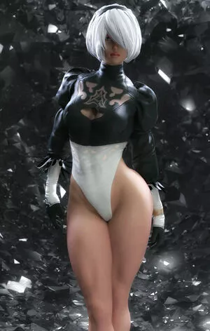 Nier Automata YoRHa / yorha.2.b nude photo #0117