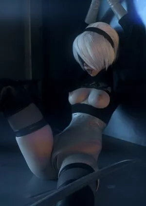 Nier Automata YoRHa / yorha.2.b nude photo #0134