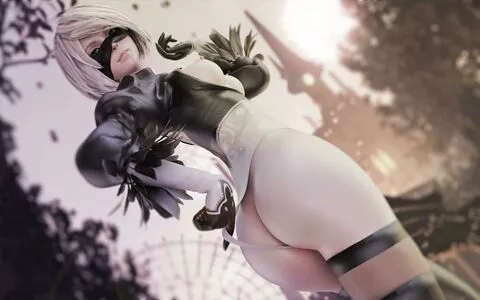 Nier Automata YoRHa / yorha.2.b nude photo #0136